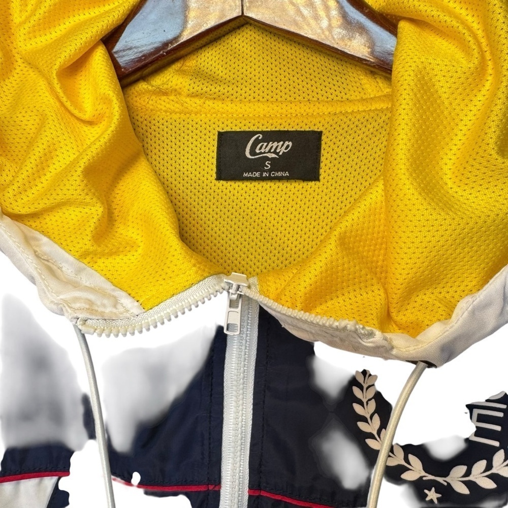 Camp The Good Life Windbreaker 1990 Nautical Sailing Small - Picture 6 of 8
